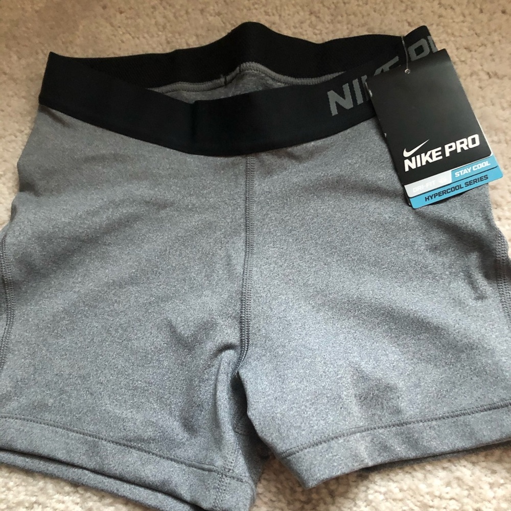 Gray Nike shorts
